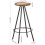 Berkfield Bar Stools 4 pcs Solid Reclaimed Wood 8