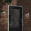 Berkfield Outdoor Wall Light with Sensor Black Die-cast Aluminium 1