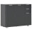 Berkfield Sideboard High Gloss Black 107x35x80.5 cm 2