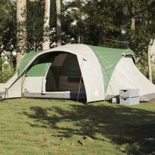 Berkfield Family Tent Dome 6-Person Green Waterproof