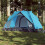 Berkfield Camping Tent Dome 2-Person Blue Quick Release 1