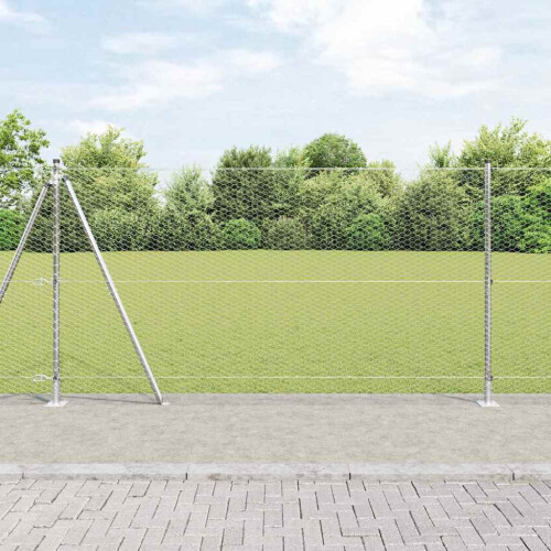 Berkfield Fence Post Silver