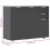 Berkfield Sideboard High Gloss Black 107x35x80.5 cm 9