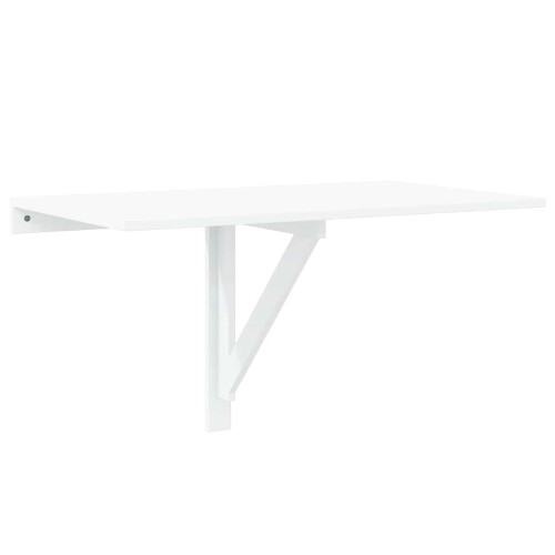 Berkfield Folding Wall Table White 100x60 cm 1