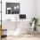Berkfield Folding Wall Table White 100x60 cm 3