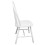 Berkfield Dining Chairs 2 pcs White Solid Rubber Wood 5