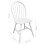 Berkfield Dining Chairs 2 pcs White Solid Rubber Wood 6