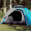 Berkfield Camping Tent Dome 4-Person Blue Quick Release 1