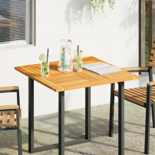 Berkfield Table Top 80x80x2.2 cm Square Solid Wood Acacia