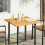 Berkfield Table Top 80x80x2.2 cm Square Solid Wood Acacia 1