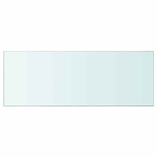 Berkfield Shelf Panel Glass Clear 80x30 cm 1