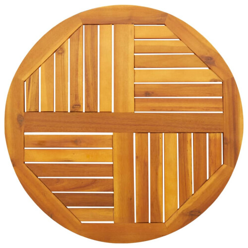 Berkfield Table Top ò70x2 cm Round Solid Wood Acacia