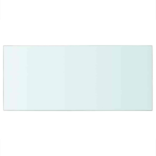 Berkfield Shelf Panel Glass Clear 50x25 cm 1