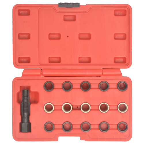 Berkfield 16 Piece Spark Plug Thread Repair Tool Kit M14x1.25 2