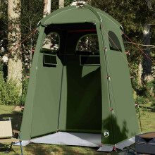 Berkfield Shower Tent Olive Green Waterproof