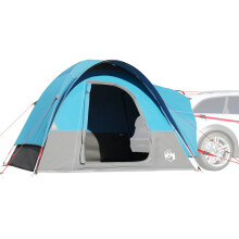 Berkfield Car Tent 4-Person Blue Waterproof