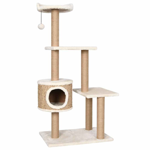 Berkfield Cat Tree with Scratching Post 123cm Seagrass 1