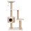 Berkfield Cat Tree with Scratching Post 123cm Seagrass 3