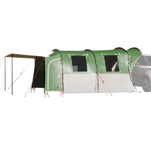Berkfield Car Tent 4-Person Green Waterproof