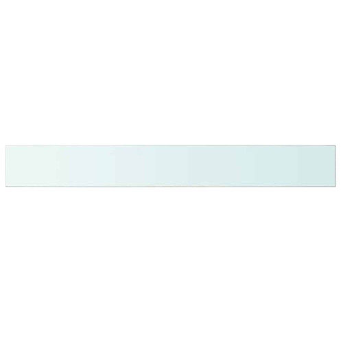 Berkfield Shelf Panel Glass Clear 100x12 cm 1