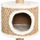 Berkfield Cat Tree with Scratching Post 123cm Seagrass 6