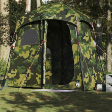 Berkfield Shower Tent 2-Person Camouflage Waterproof