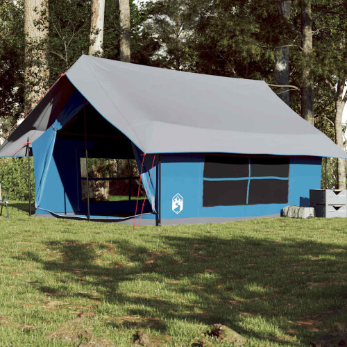Berkfield Camping Tent 5-Person Blue Waterproof