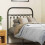 Berkfield Metal Replace Headboard Black 75 cm 1