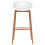 Berkfield Bar Chairs 4 pcs White 3