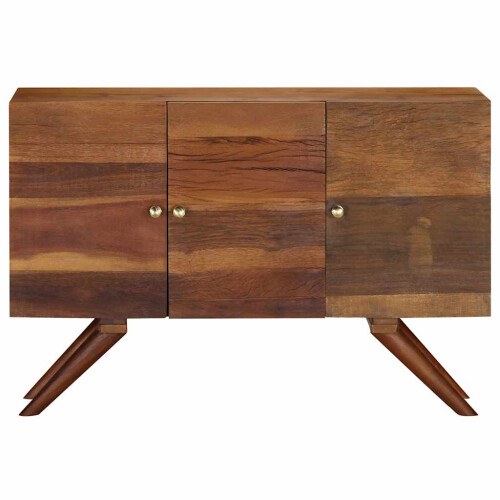 Berkfield Sideboard Brown Solid Reclaimed Wood 110x30x75 cm 1