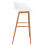 Berkfield Bar Chairs 4 pcs White 4