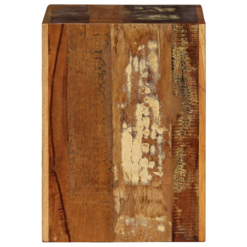 Berkfield Stool 40x30x40 cm Solid Reclaimed Wood 2
