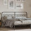 Berkfield Metal Replace Headboard Black 193 cm 1
