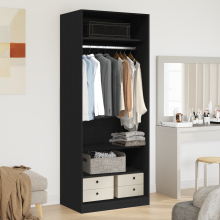 Berkfield Wardrobe Artisan Oak 80 x 50 x 200 cm Engineered Wood