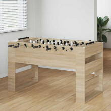 Berkfield Foosball Table Sonoma Oak 146.5 x 74 x 85 cm Engineered Wood