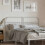 Berkfield Metal Replace Headboard White 150 cm 1