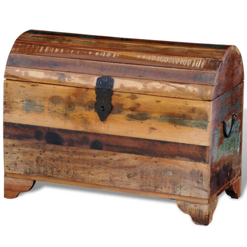 Berkfield Reclaimed Storage Chest Solid Wood 2