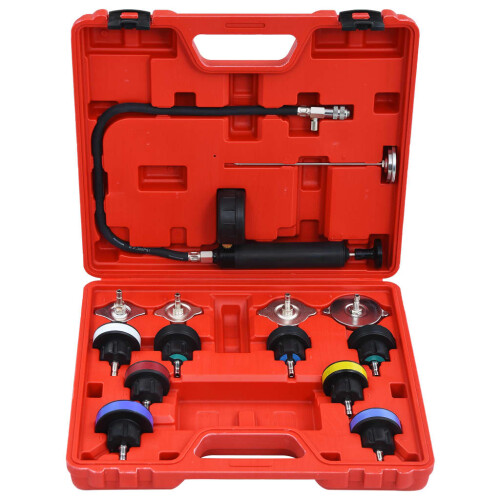 Berkfield 14 Piece Cooling System & Radiator Cap Pressure Tester 2