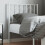 Berkfield Metal Replace Headboard White 75 cm 1