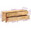 Berkfield TV Cabinet Solid Mango Wood 110x30x40 cm 8