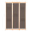 Berkfield 3-Panel Room Divider Brown 120x170x4 cm Fabric 8
