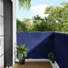 Berkfield Balcony Screen Blue 120x800 cm 100% Polyester Oxford