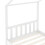 Berkfield Kids Bed Frame White Solid Pine Wood 70x140 cm 6