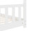 Berkfield Kids Bed Frame White Solid Pine Wood 70x140 cm 7
