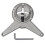 4 Height Adjustable Table Legs Chrome 870 mm 4