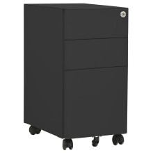 Berkfield Mobile File Cabinet Anthracite 30x45x59 cm Steel