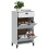 Berkfield Shoe Cabinet VIKEN White Engineered Wood 1