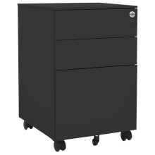 Berkfield Mobile File Cabinet Anthracite 39x45x60 cm Steel
