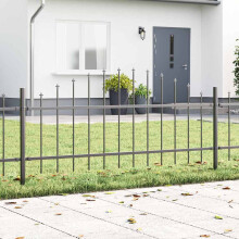 Berkfield Garden Fence Woerden 3 pcs Grey