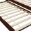 Berkfield Pull-out Sofa Bed Frame without Mattress Dark Brown 90x200 cm 5